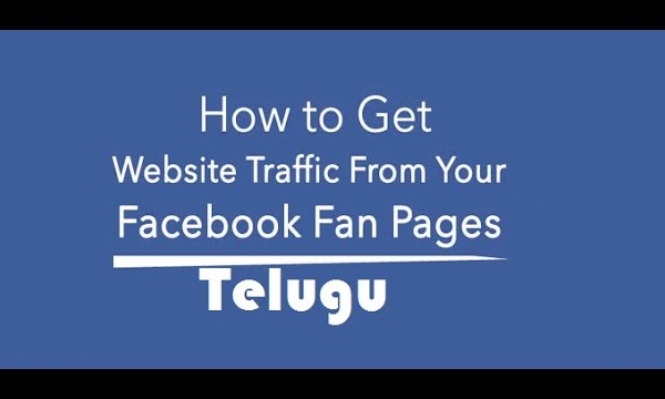 increase webtraffic through facebook in telugu